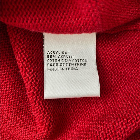 Vintage MOFFI International sweater Red with pretty design - Picture 7 of 8